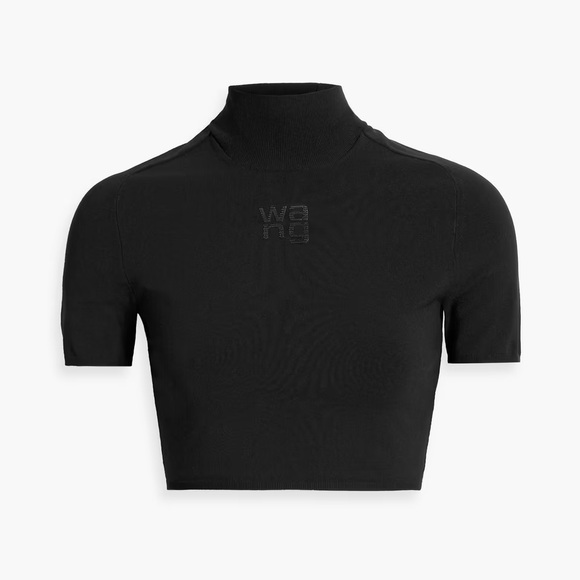 Black Alexander wang crop top worn once - Picture 2 of 2